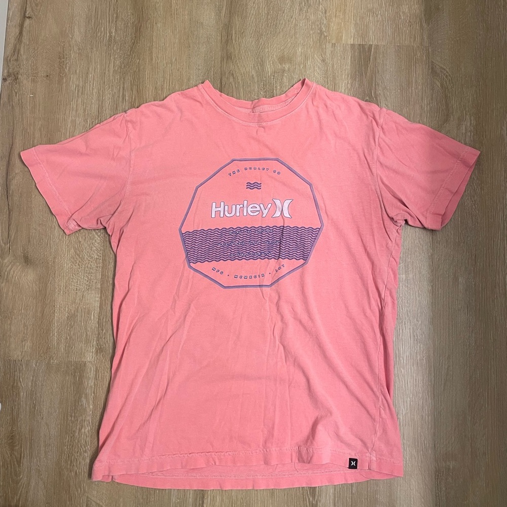 Hurley & Buckle Oversized Pink Graphic Women’s T-Shirt